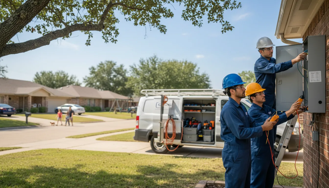 Certified electrician providing emergency electrical services in Mooreland, IN